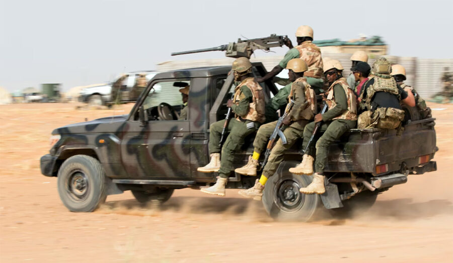 Nigerien soldiers participating in a U.S. special forces training exercise during Exercise Flintlock 2018 in Agadez, Niger. File photo: U.S. DoD