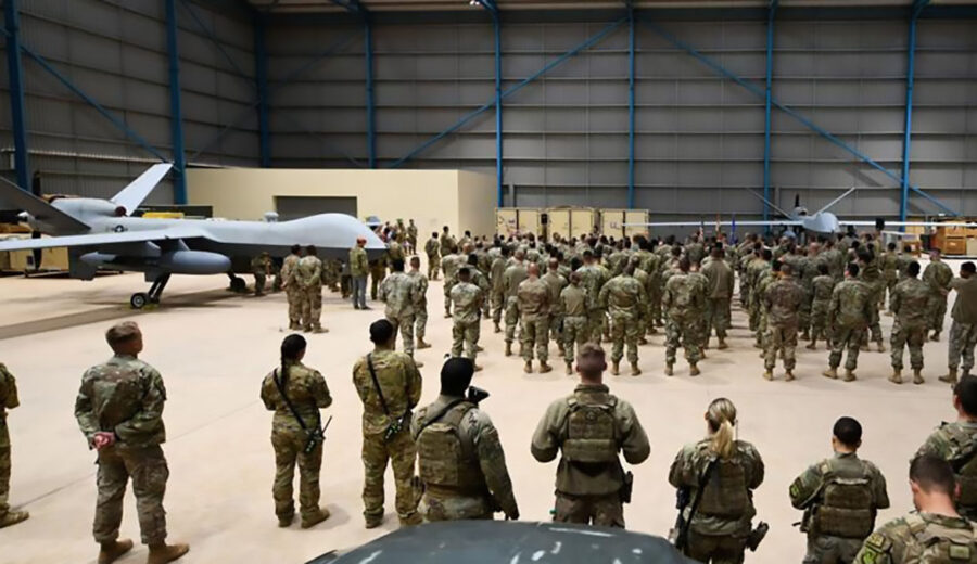 US Drone Air Base 201, Agadez, Niger. 