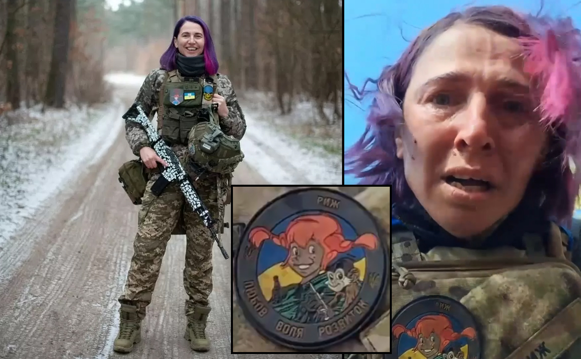 Soldaten Olena "Ryzh" alias Pippi Långstrump ångrar sitt deltagande i ukrainakriget