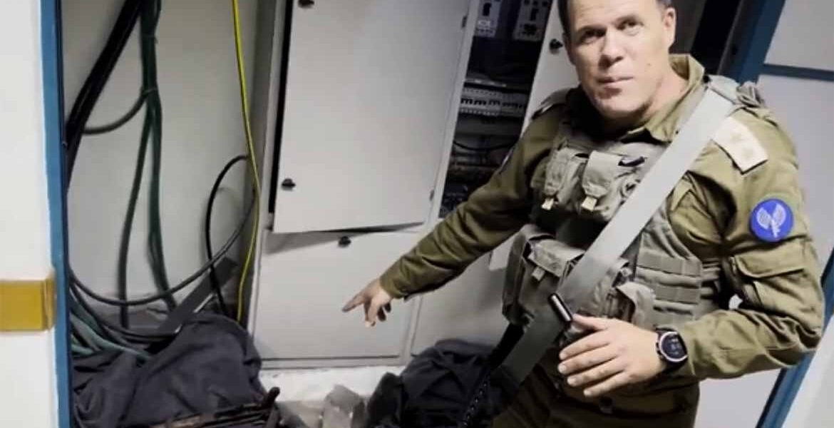 Jonathan Conricus, Israel Defense Forces (IDF) on November 15, 2023. Photo: IDF
