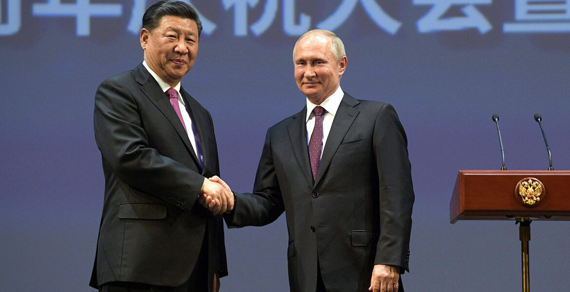 Vladimir Putin och Xi Jinping, 2019
