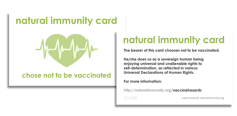 Natural Immunity Card