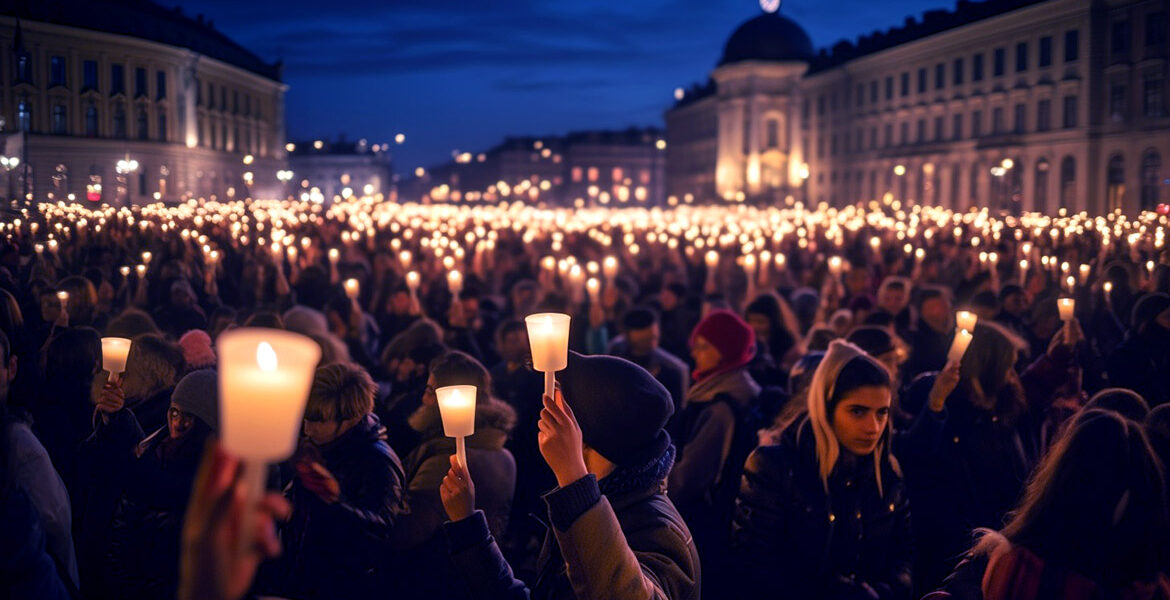 Nobelprisprotest i Göteborg