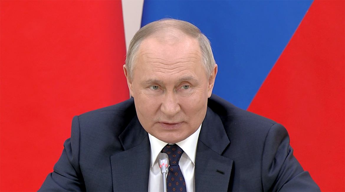 Putin, december 2023. Pressfoto: Kremlin.ru