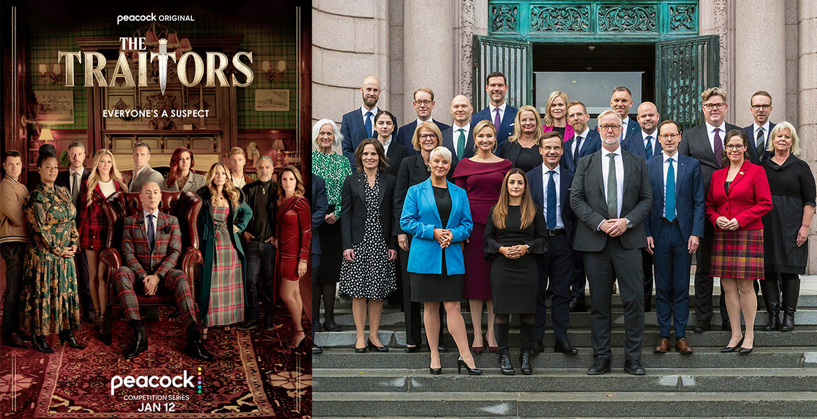 Den brittiska TV-serien The Traitors och den svenska Regeringen i oktober 2022