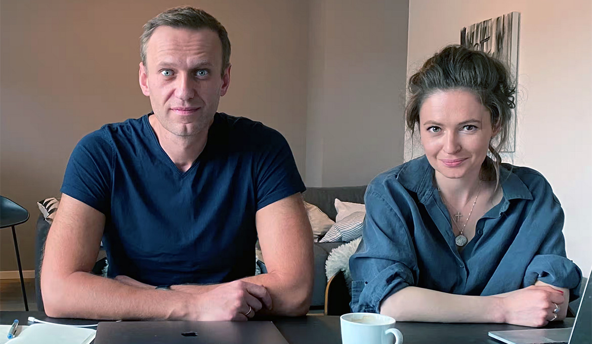 Alexei Navalny och Maria Pevchikh