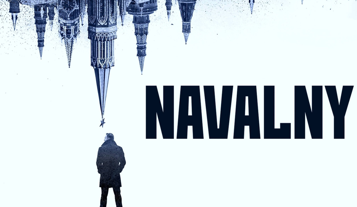 Filmaffisch för Warner Brothers roadmovie om den ryske politiske profilen Alexej Navalnyj från 2022