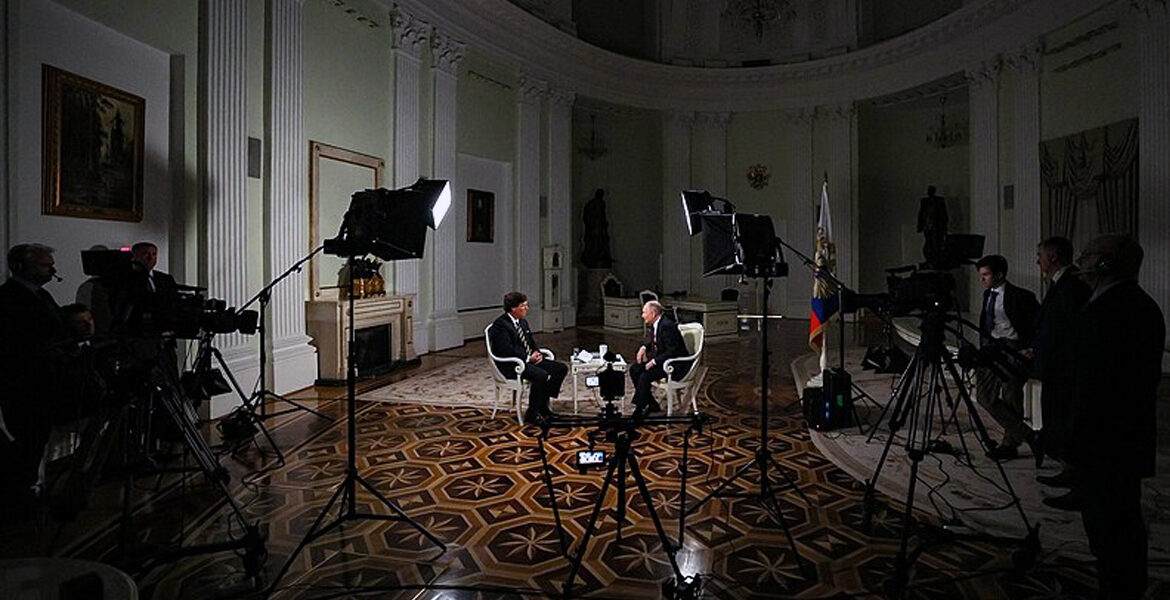 Tucker Carlons intervju med Vladimir Putin, 6 feb 2024.