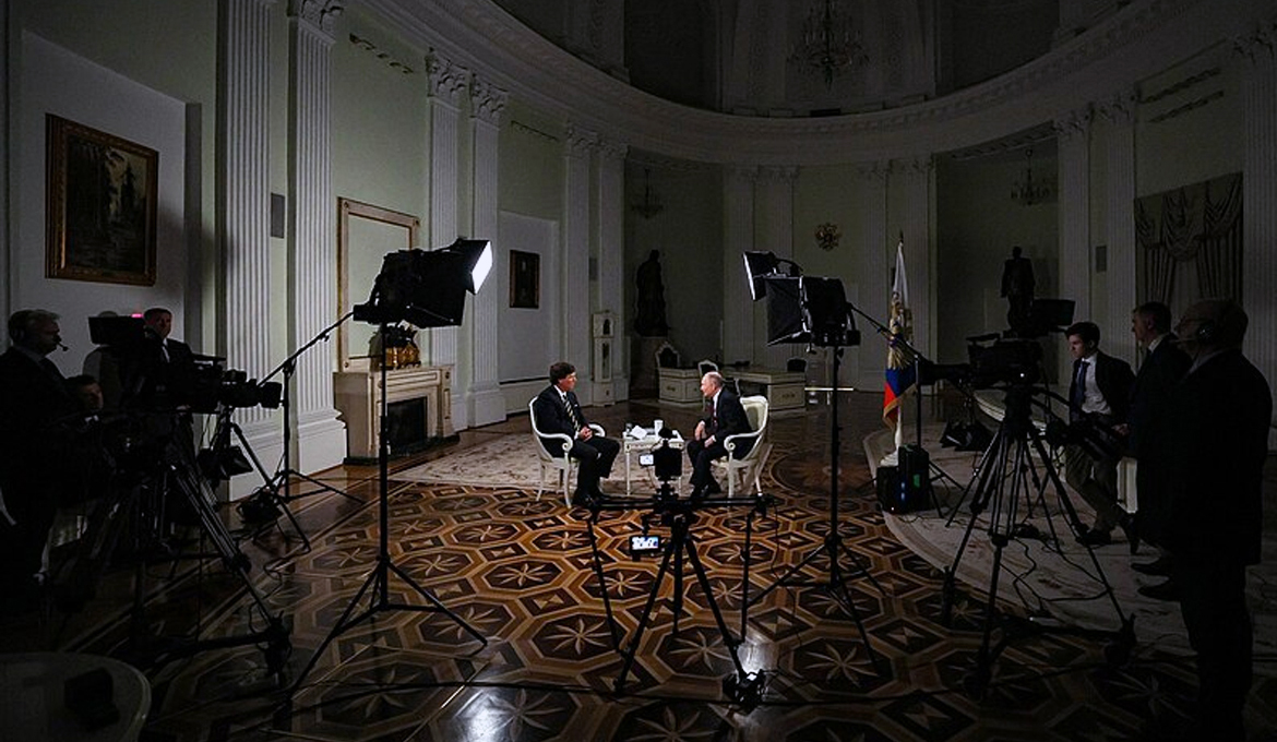 Tucker Carlons intervju med Vladimir Putin, 6 feb 2024.