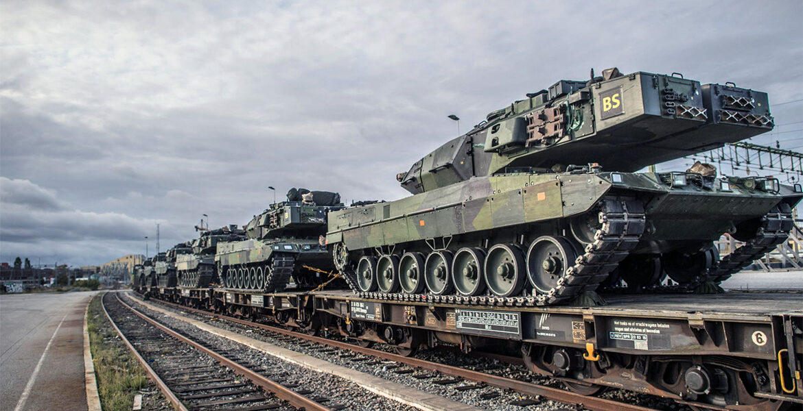 Militära transporter genom Sverige genomfördes i samband med militärövningen Trident Juncture i Norge, 2018.