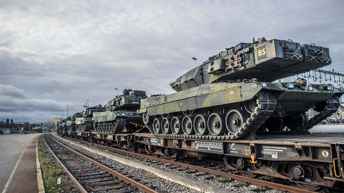 Militära transporter genom Sverige genomfördes i samband med militärövningen Trident Juncture i Norge, 2018.