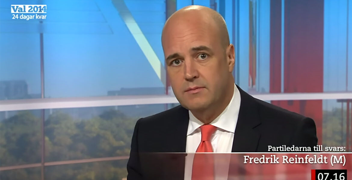 Fredrik Reinfeldt, 2014