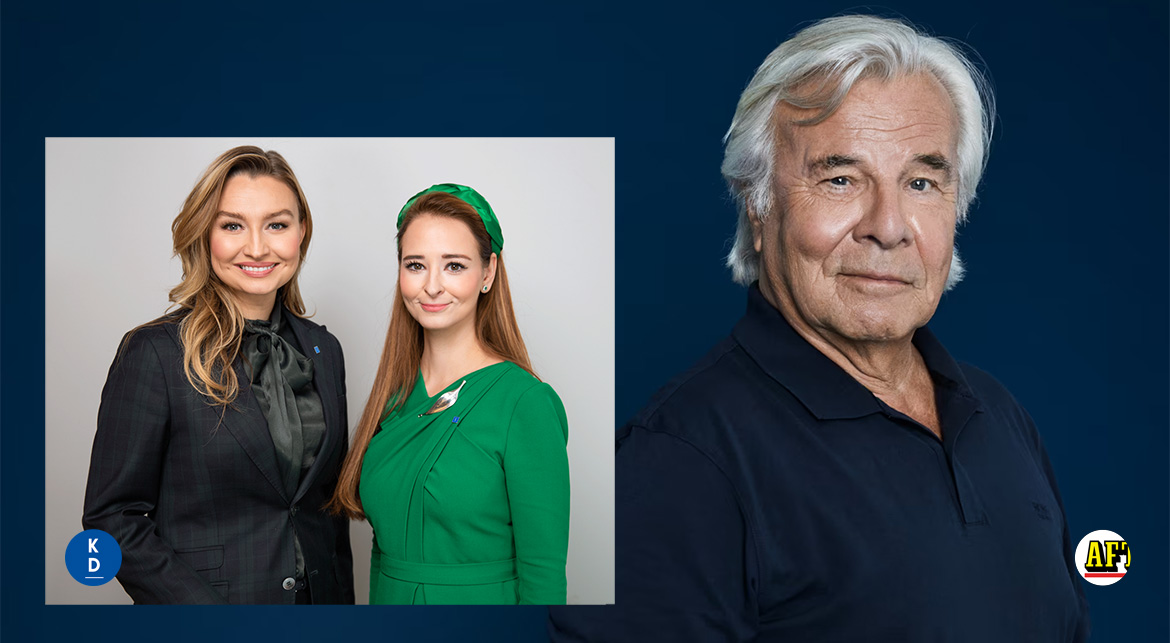 Jan Guillou, Ebba Busch och Alice Teodorescu Måwe