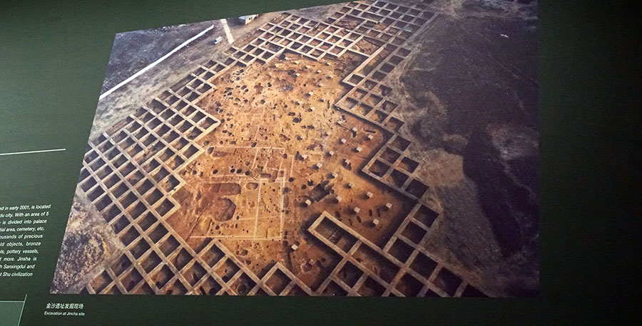 Sanxingdui excavation of the Sanxingdui civilization. Photo by T. Sassersson, NewsVoice