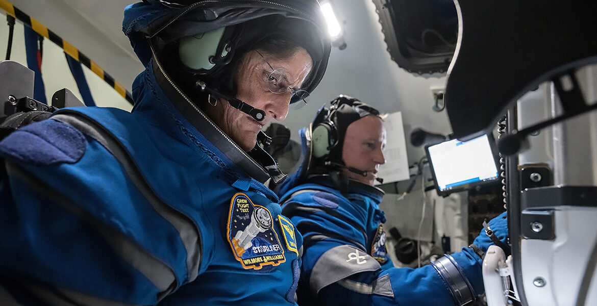 Astronauterna: Barry Wilmore och Suni Williams