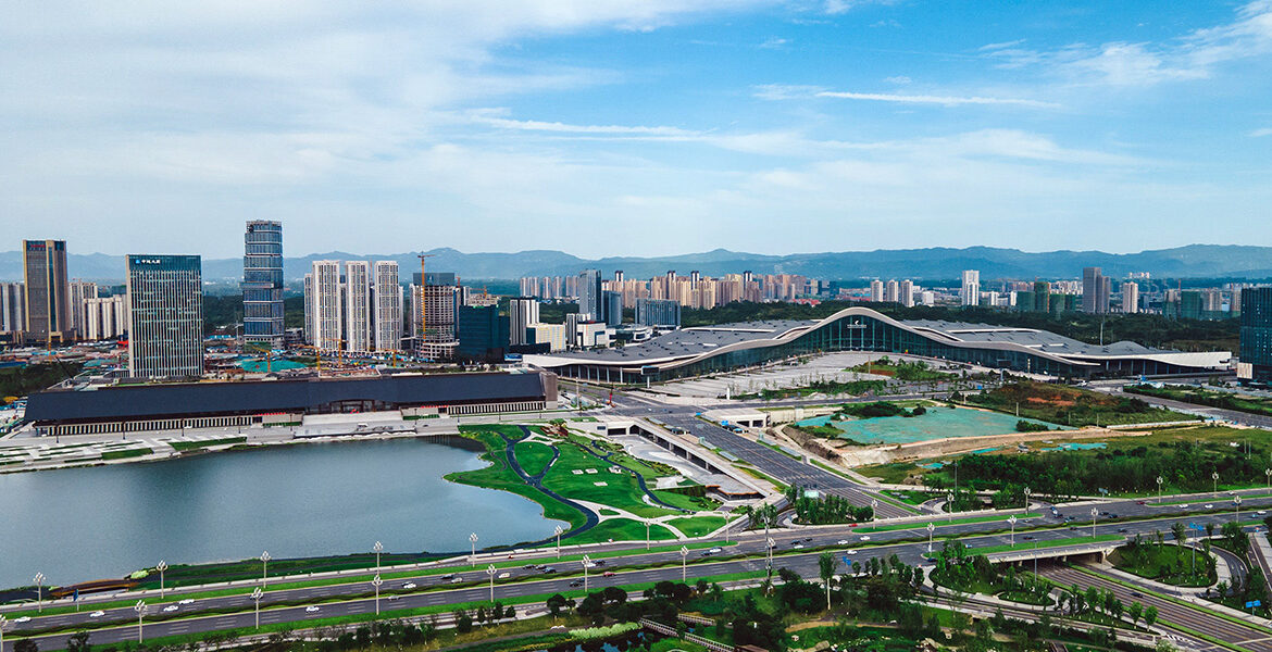 Tianfu International Convention Center i Western China International Expo City