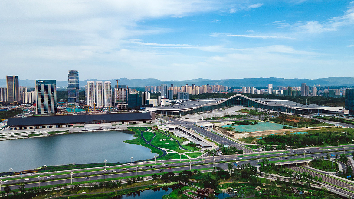 Tianfu International Convention Center i Western China International Expo City