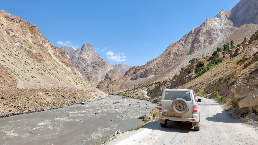 The Wakhan Corridor in Afghanistan.