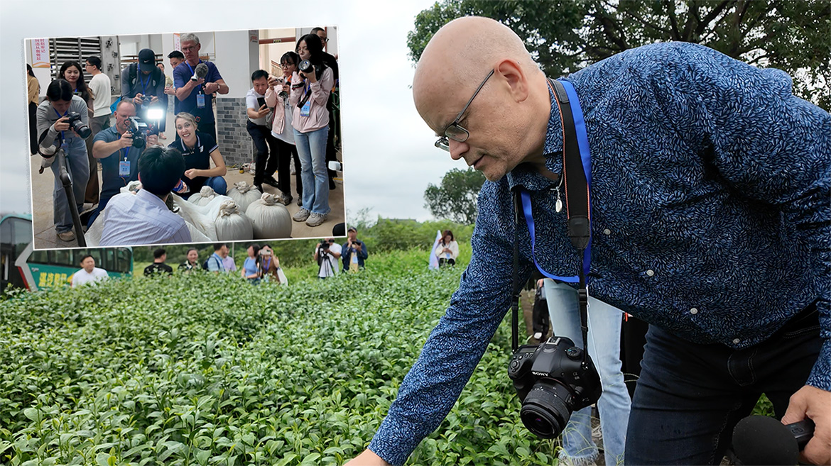 Minghuang Eco Tea Garden and Torbjorn Sassersson.