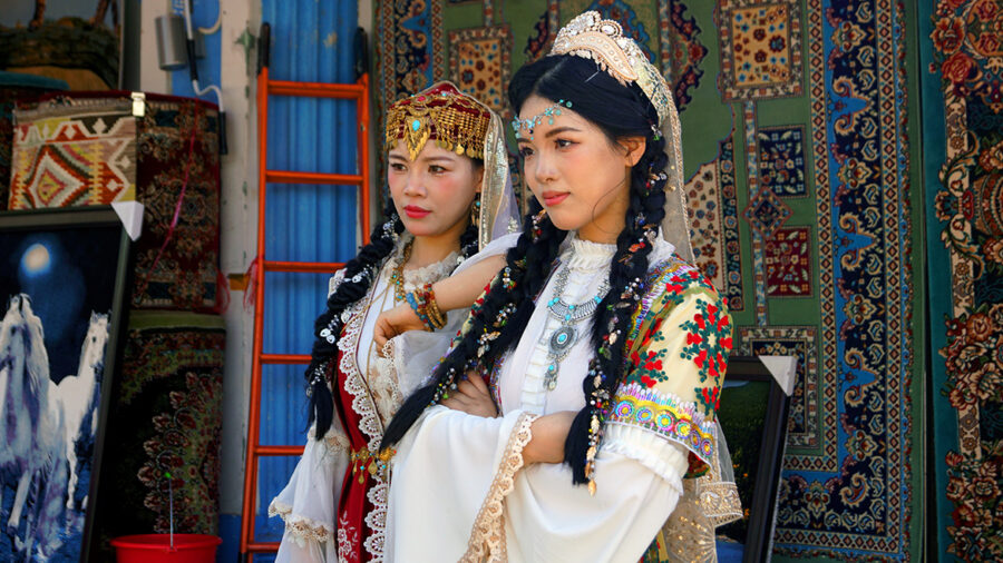 Ethnic people in Xinjiang