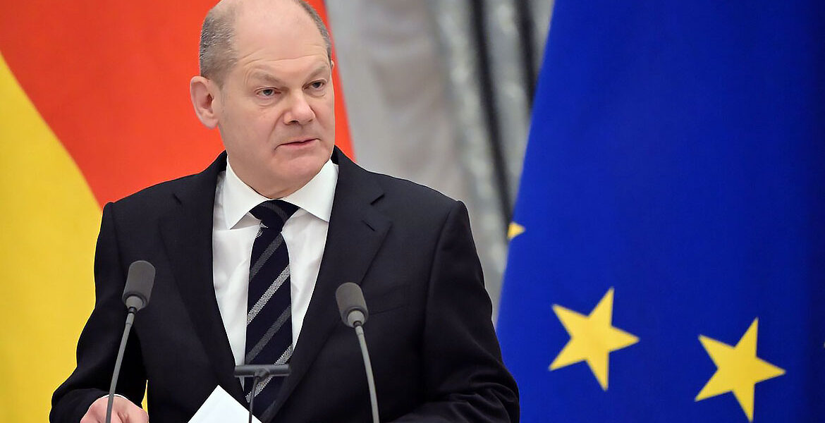 Tysklands vice förbundskansler och finansminister Olaf Scholz (socialdemokrat).