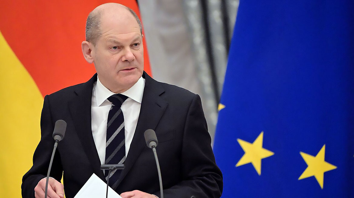 Tysklands vice förbundskansler och finansminister Olaf Scholz (socialdemokrat).