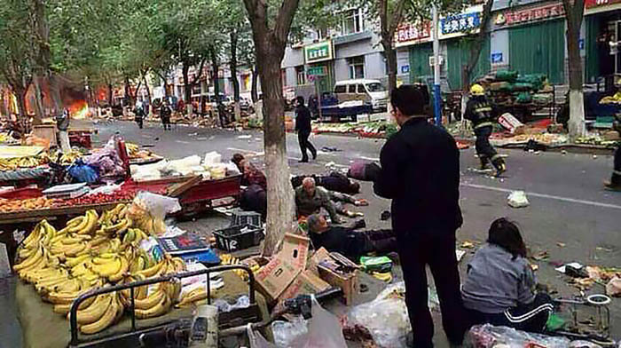 Terrorattack in Kashgar, Xinjiang 