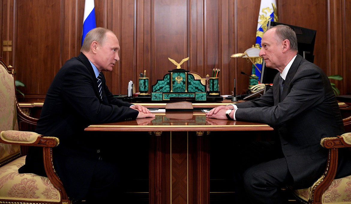 Vladimir Putin and Nikolai Patrushev