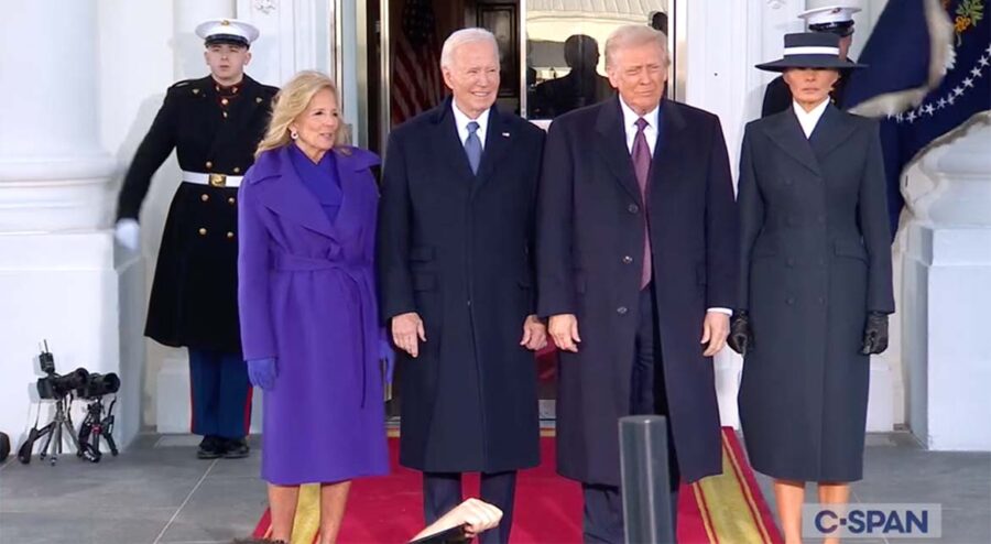Tidigare president Joe Biden och nuvarande president Donald i USA företräder linjen "America First" och den unipolära världsordningen. Foto: C-Span