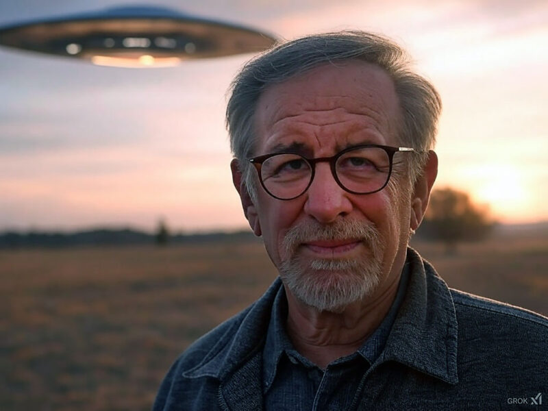 Steven Spielberg has a hypothetical close encounter.