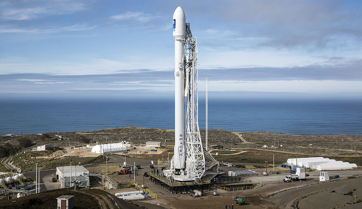 Falcon 9 at Vandenberg Air Force Base