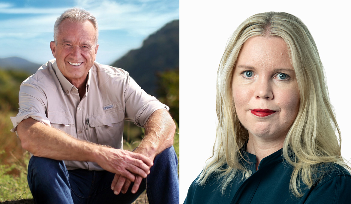 Robert F Kennedy Jr och Therese Bergstedt