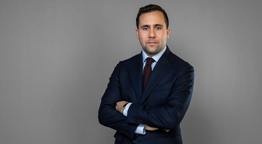 Bistånds- och utrikeshandelsminister Benjamin Dousa