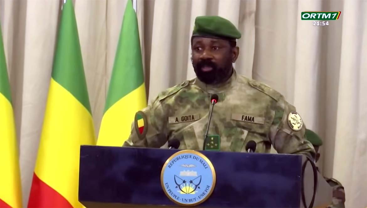 Malis president 2025, general Assimi Goïta