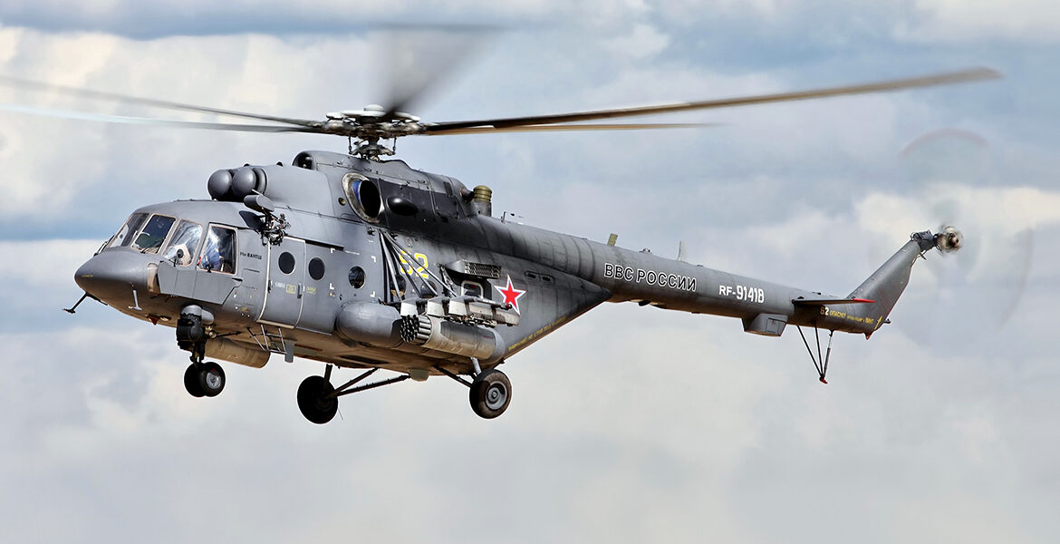 Russian Air Force Mil Mi 17 helicopter