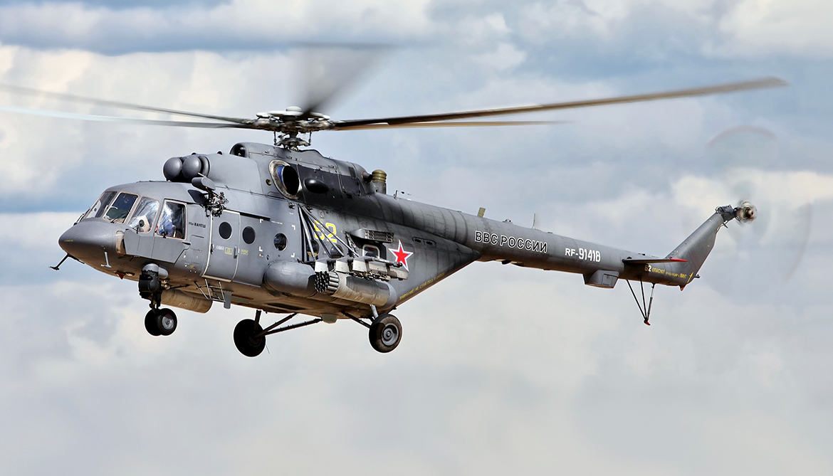 Russian Air Force Mil Mi 17 helicopter