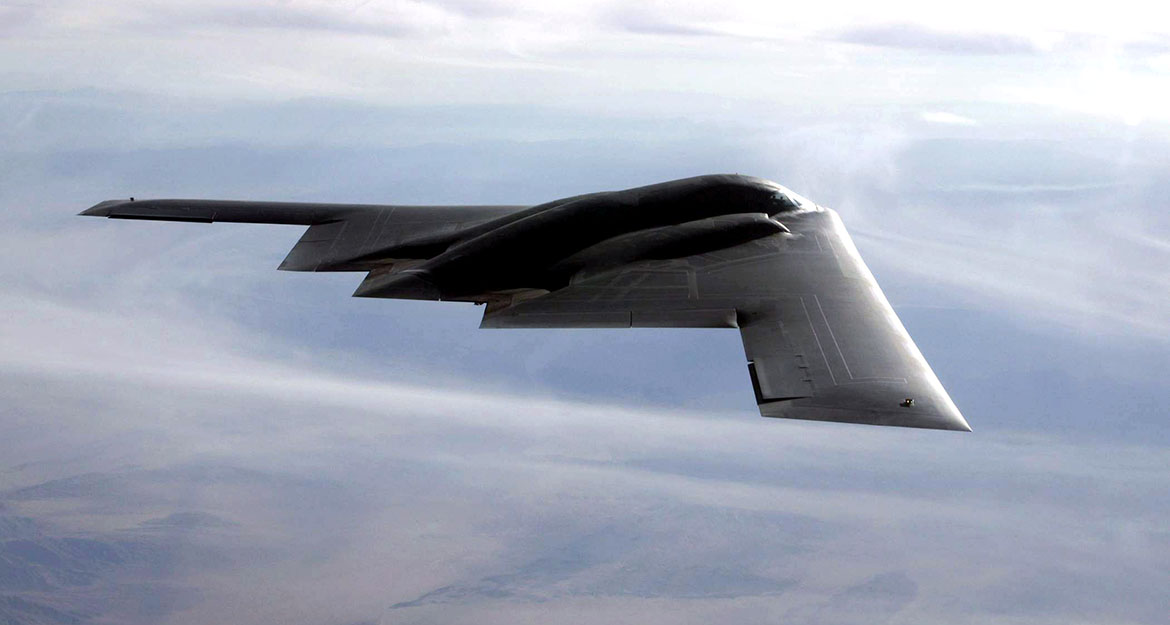 The B-2 Spirit is a multi-role bomber