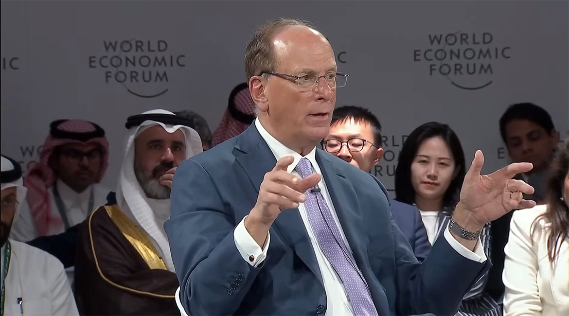 Larry Fink, VD på Blackrock