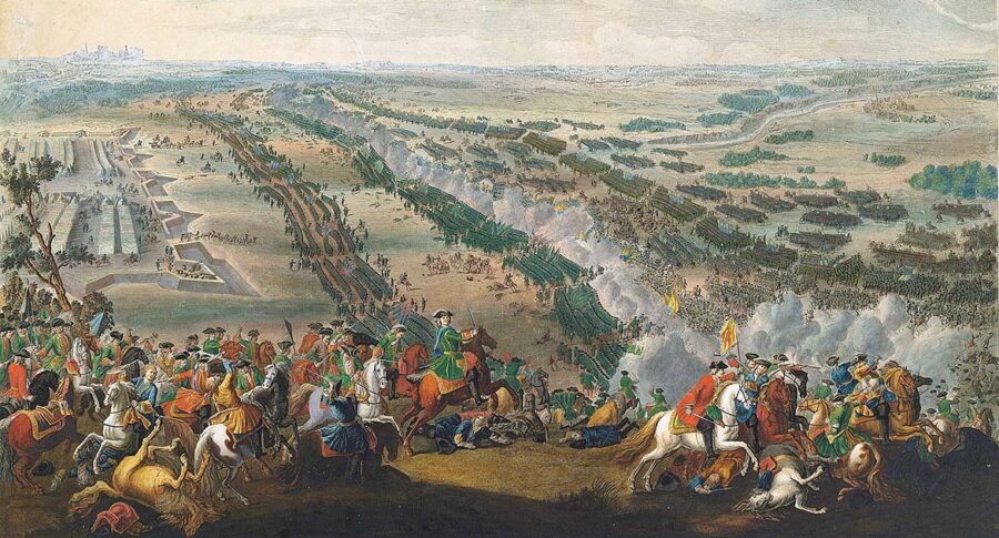 Slaget vid Poltava, 8 Juli 1709