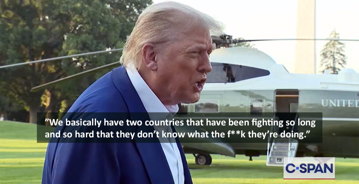 Trump to irsael iran