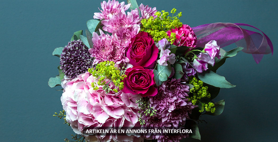 En blomstrande bukett