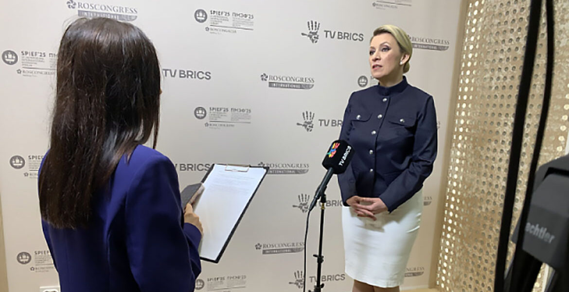 Russian Foreign Ministry spokesperson Maria Zakharova. Photo: BRICS