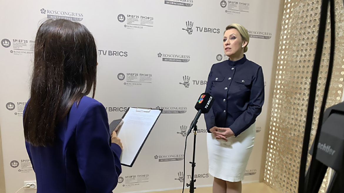 Russian Foreign Ministry spokesperson Maria Zakharova. Photo: BRICS