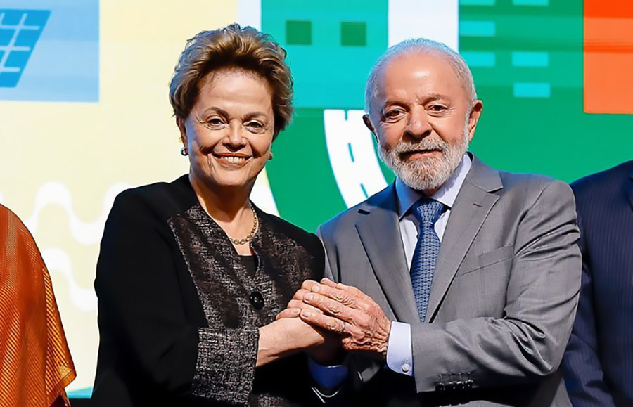 President Lula och NDB:s president Dilma Rousseff