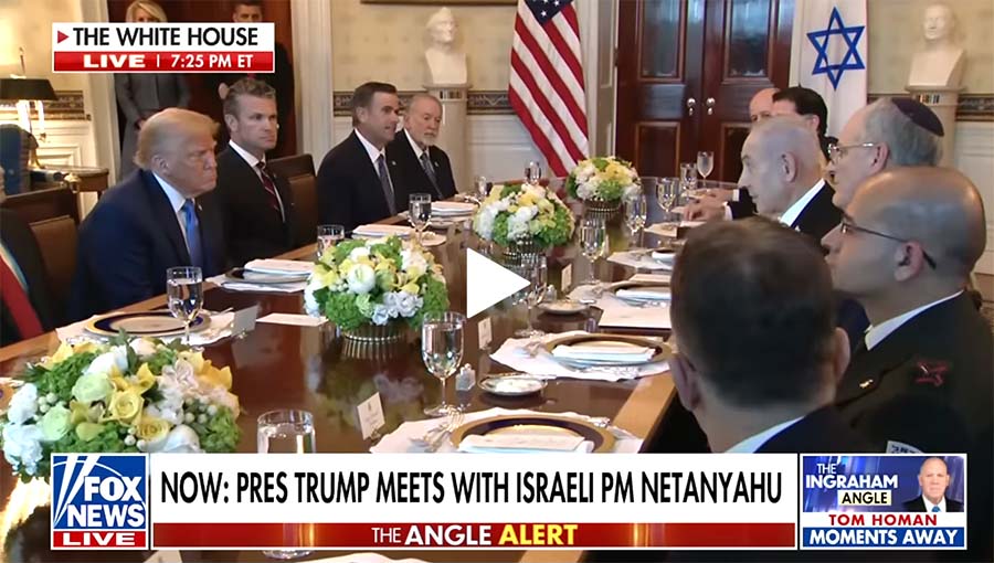 Trump - Netanyahu meeting, July 8, 2025
