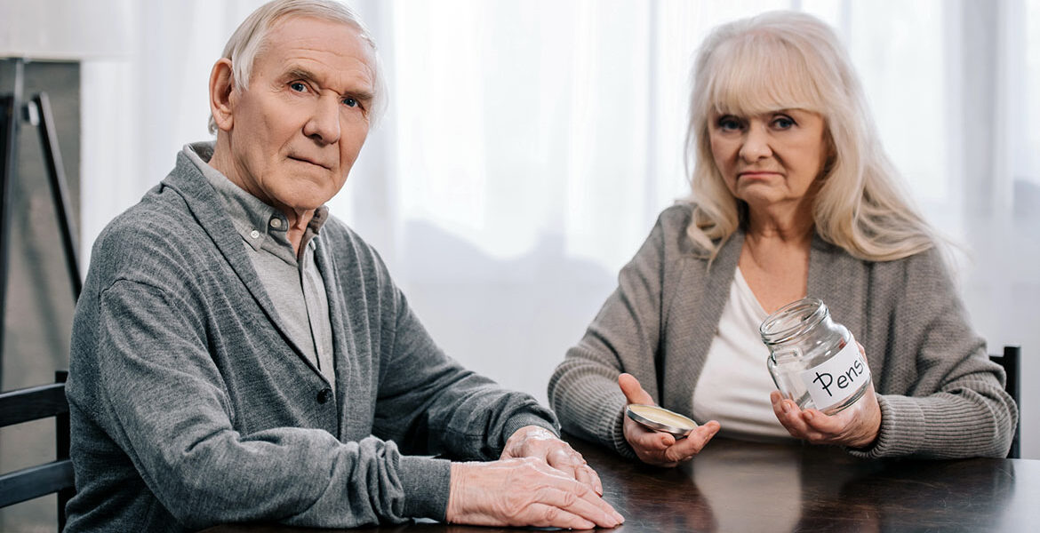 Fattigpensionärer.