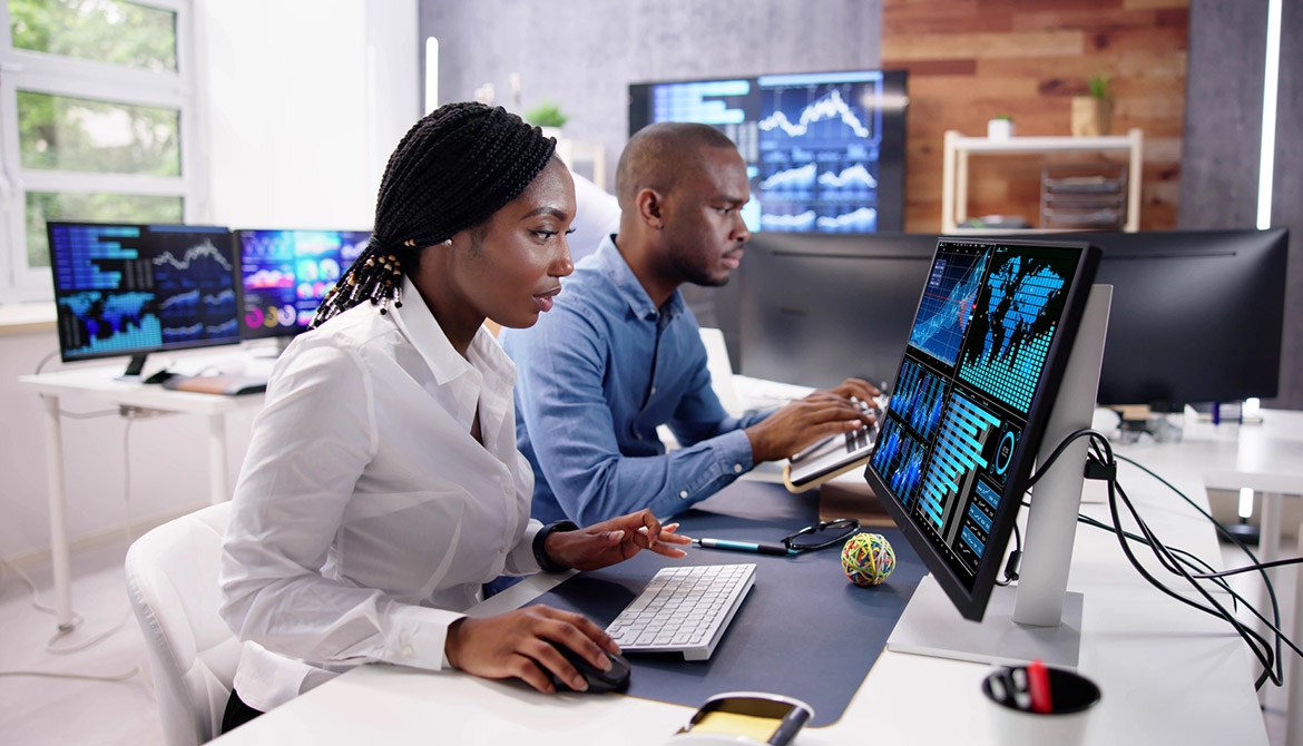 Temabild på datoranvändare