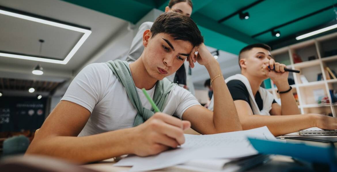 Student/elever i skolan.