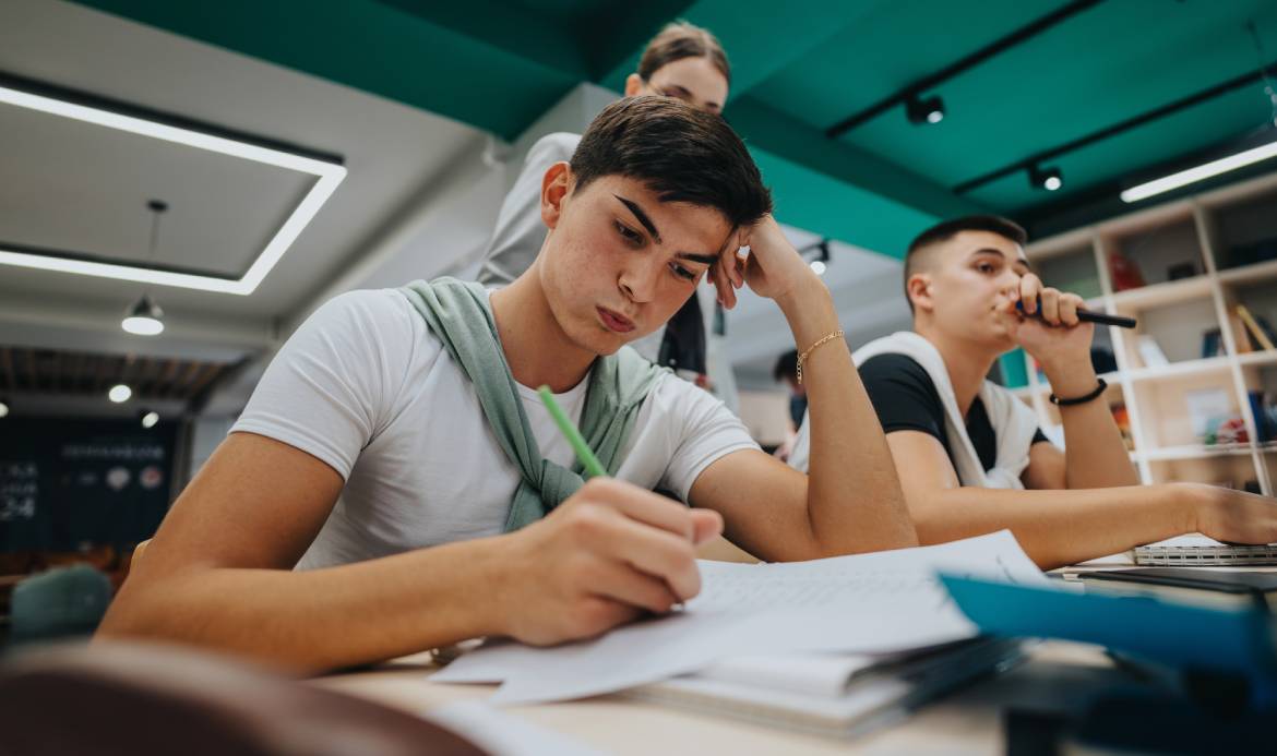 Student/elever i skolan.