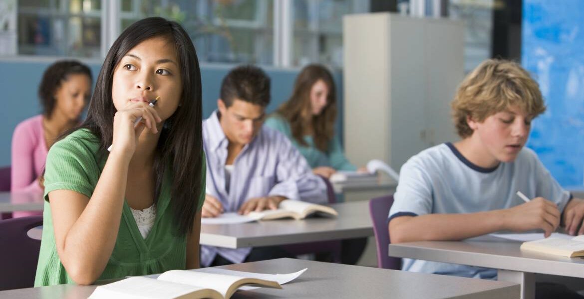 Student/elever i skolan.